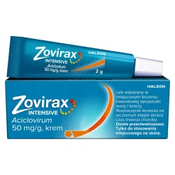 Zovirax Intensive, 50 mg / g, krem, 2 g